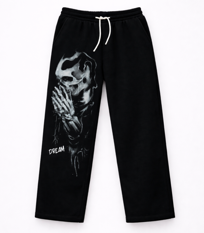 STRAIGHT-FIT PRINTED SWEATPANTS