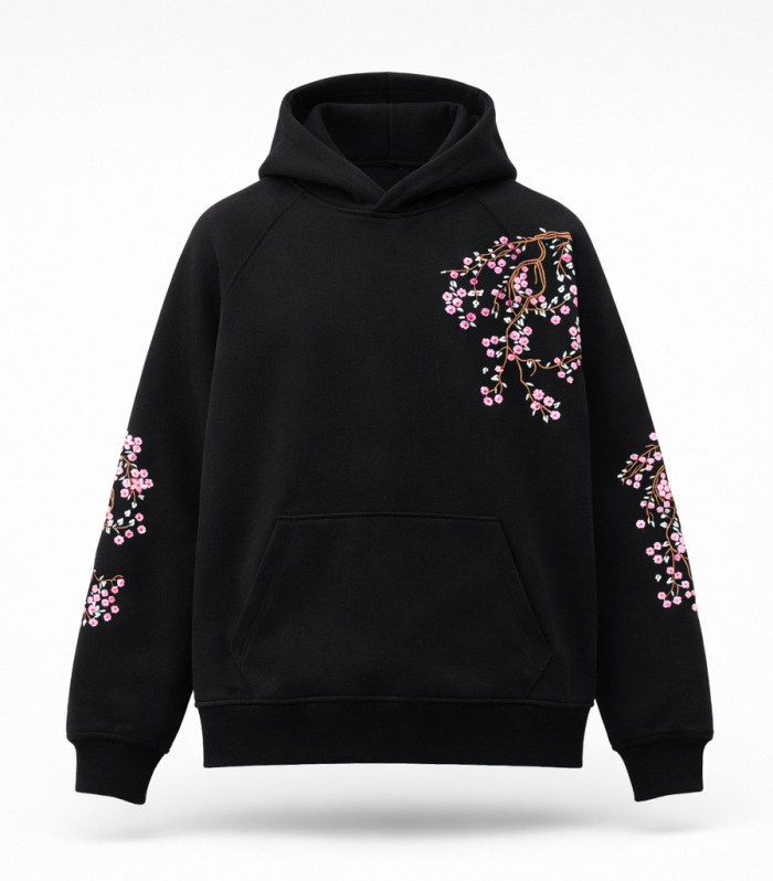 RELAXED-FIT EMBROIDERED HOODIE