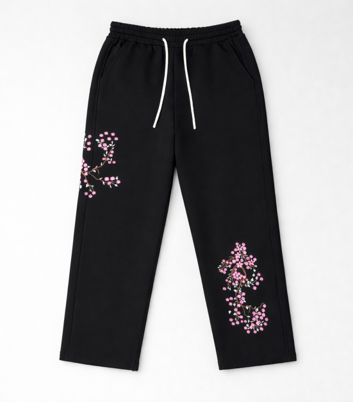 RELAXED-FIT EMBROIDERED SWEATPANTS